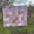 Colcha exclusiva e única de patchwork de retalhos rosa