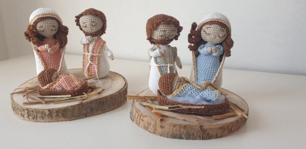 Presépio feito à mão em crochet - Image 2